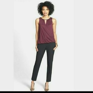 Halogen Women's Size 12 Petite Dress Pants High Rise Career Work Slacks Office